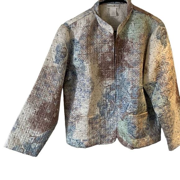 Pre Owned Women’s Preswick & Moore Petite Full Zip Jacket Sz PL Fashion Style - Picture 6 of 12